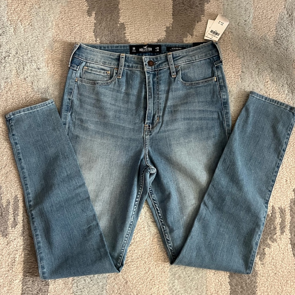 Hollister ultra high rise jeans 9R NWT